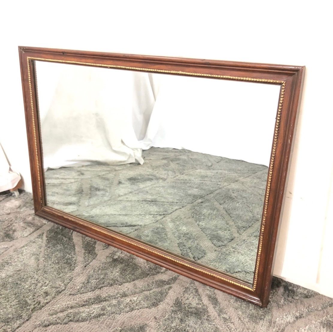 最新作得価U.S vintage/vintage mirror/RISHEL/米軍払い下げ/アメリカ家具/ウォールミラー/壁掛け鏡 /壁掛けミラー/\'80s/B 壁掛け式