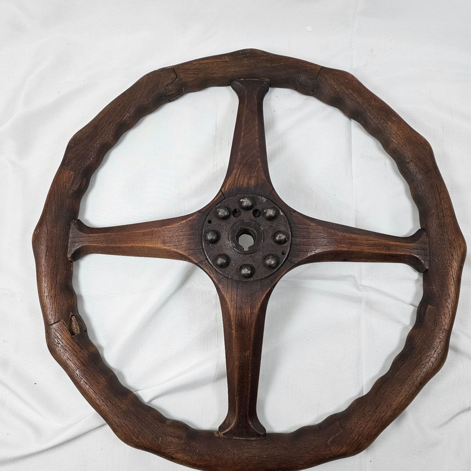 超 1920年製 ウッドステアリング レトロ ヴィンテージ