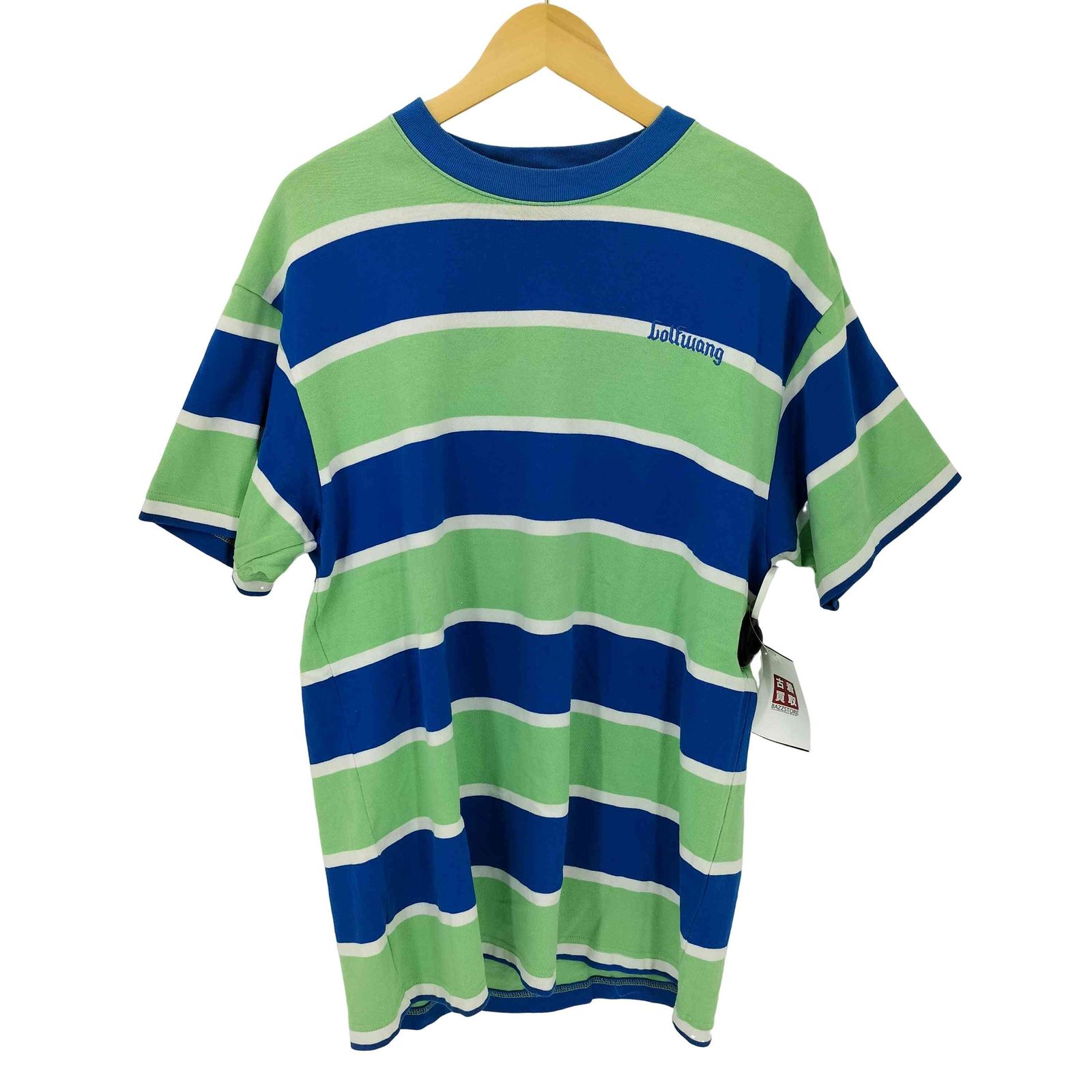 Lサイズ✨GOLF WANG✨ゴルフワン✨レーヨン✨半袖シャツ✨アニマル✨蛍光✨ Lサイズ✨GOLF WANG✨ゴルフワン✨レーヨン✨半袖シャツ
