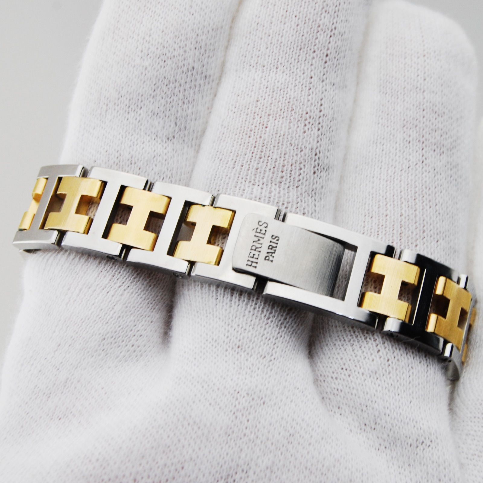 achapii  HERMES エルメス クリッパー　腕時計　電池式　不動 achapii HERMES エルメス クリッパー 腕時計 電池式 不動