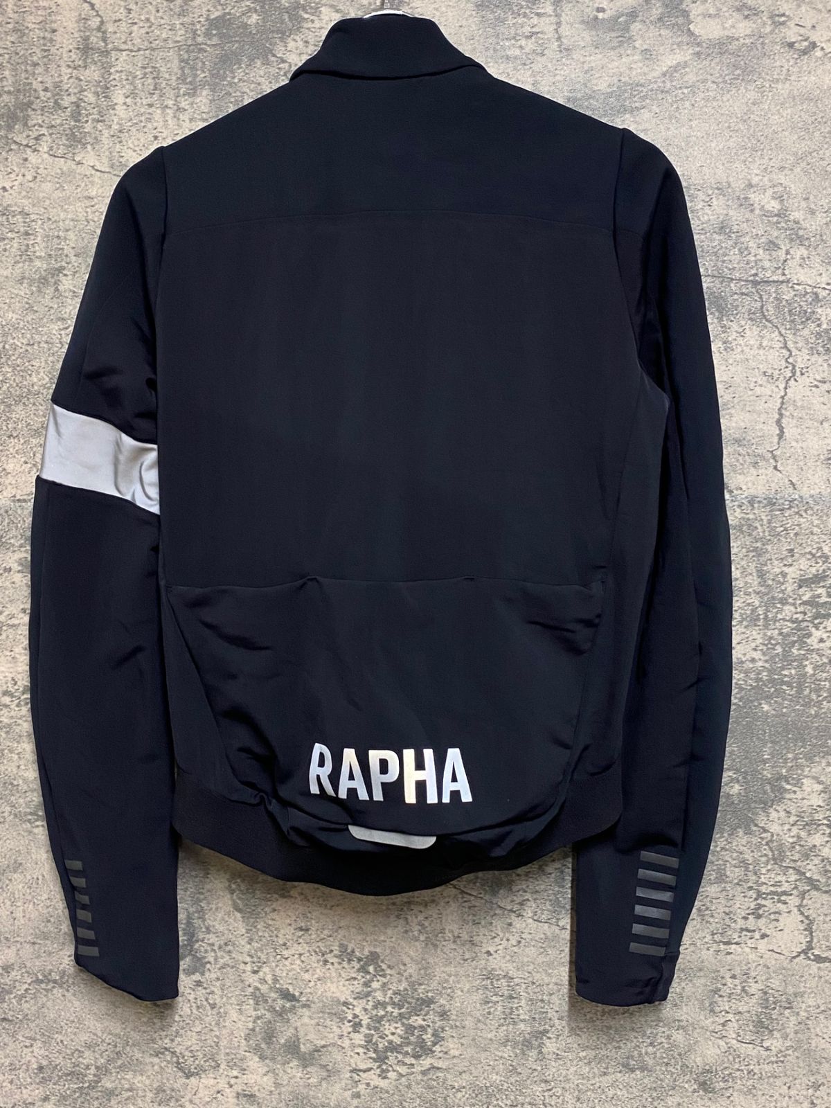 JM435 ラファ Rapha PRO TEAM WINTER JACKET 長袖 サイクルジャケット 黒 S 裏起毛