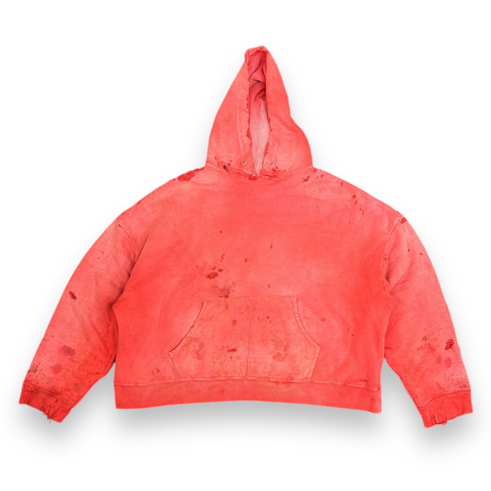定価99000円 READYMADE 24AW DOUBLE FACE HOODIE ダブル フェイス フーディー スウェット パーカー レディメイド レッド RE-CO-RE-00-00-284 レッド M 80994A7