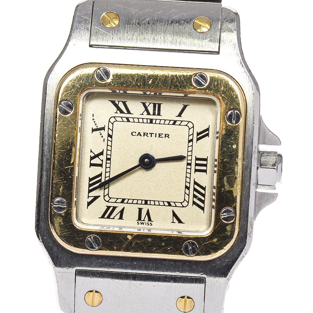 ジャンクカルティエ CARTIER W20012C4 サントスガルベSM K18YG