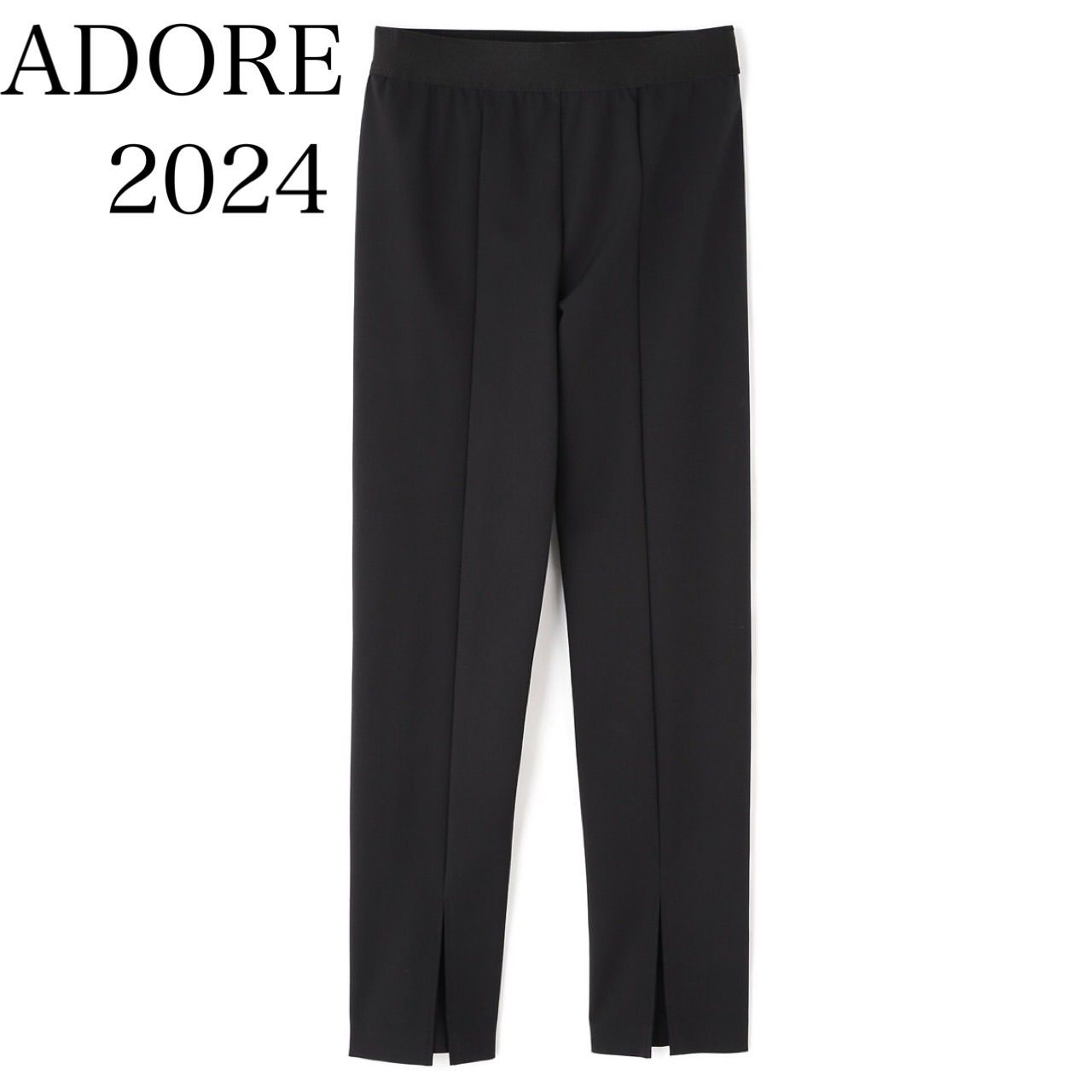 24年 ADORE アドーア ナイロン2wayパンツ レギンスパンツ 36 黒