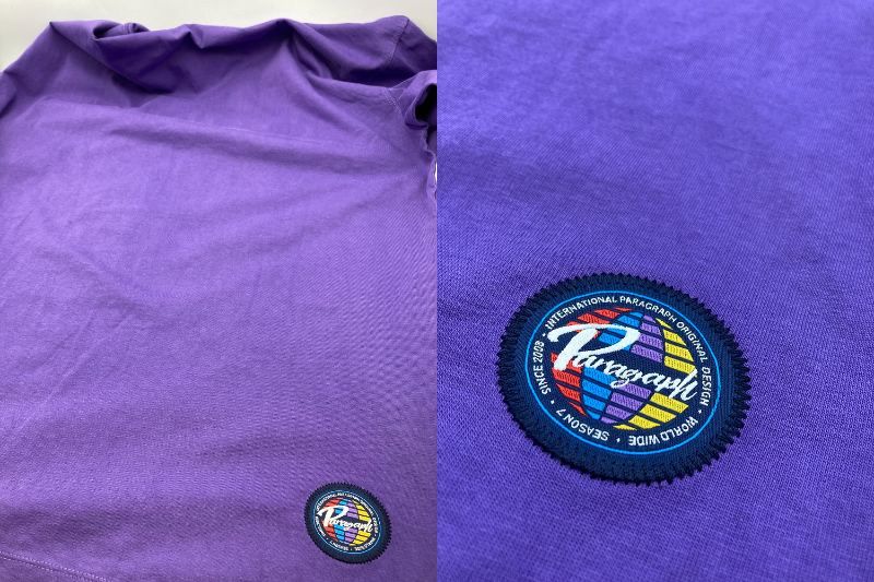 Paragraph パラグラフ 発砲プリント Tシャツ 中古4