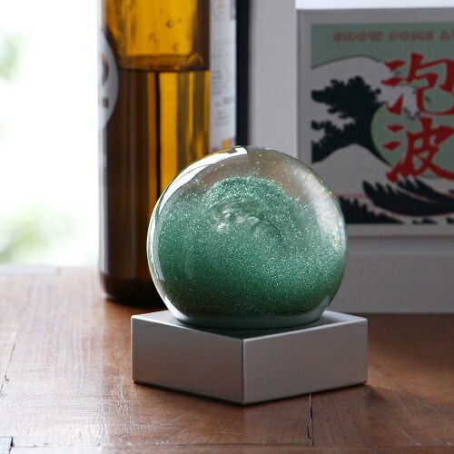 スノードーム アワナミ 波のスノードーム Snow Dome Awanami DETAIL