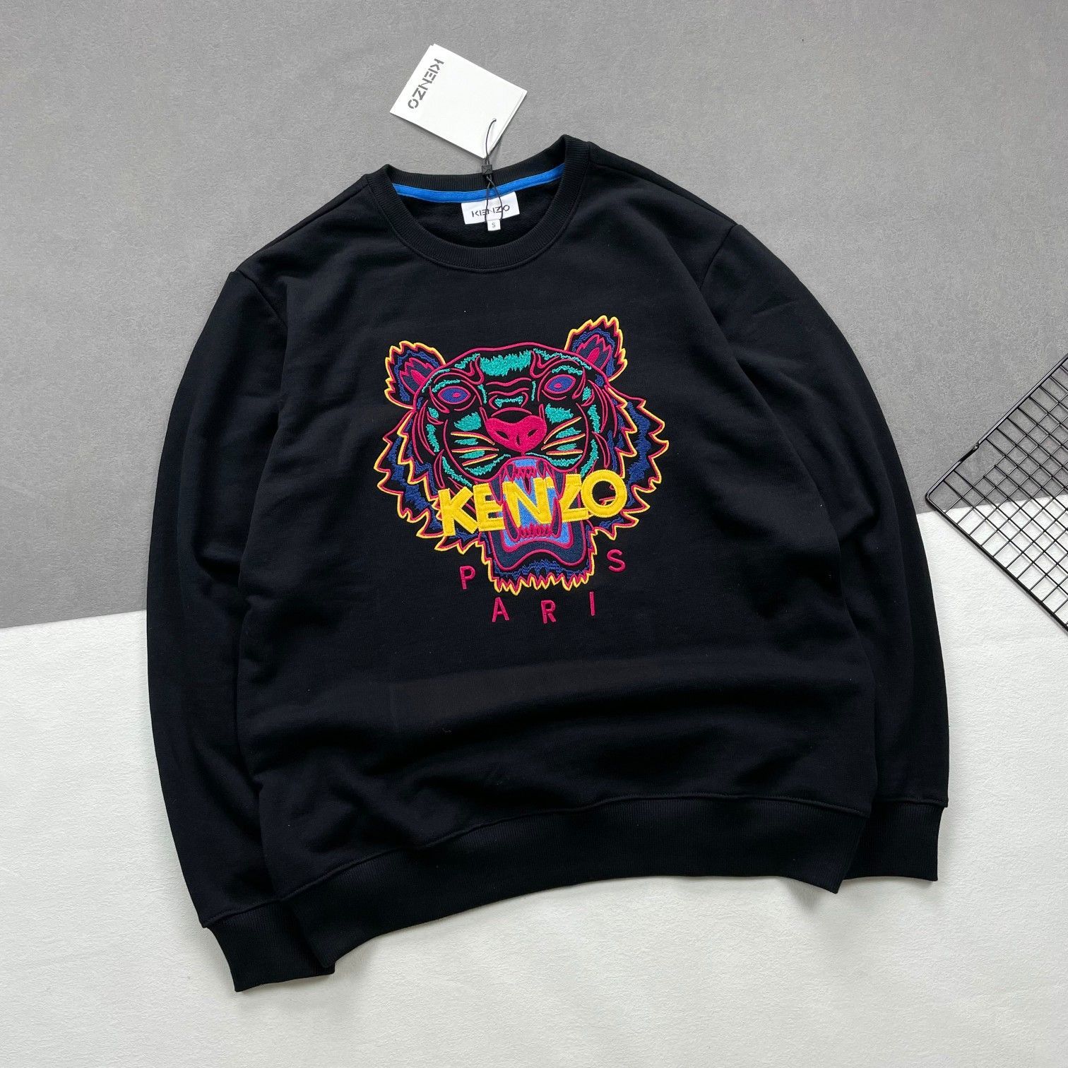 KENZO ニュークラシックタイガーヘッド刺繍スウェットシャツ - メルカリ