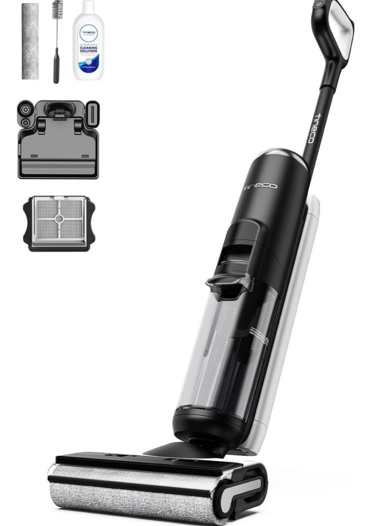 Tineco ティネコ Floor One S 7 Lite 水拭き掃除機 コードレス水拭き 吸引 自動洗浄 急速乾燥対応 スマートセンサー搭載 エッジ清掃 軽量 静音 自走式アプリ操作 音声案内