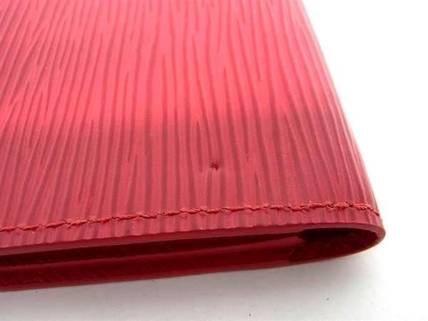 LOUIS VUITTON ルイヴィトン カードケース アンヴェロップ カルト ドゥ ヴィジット M5658E ルージュ レッド系 エピ レディース 超