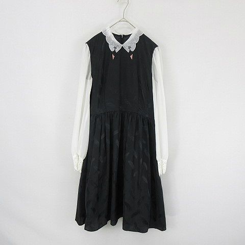ミルク MILK ブラックスワン ドレス ワンピース 10174134 黒 白 - メルカリ