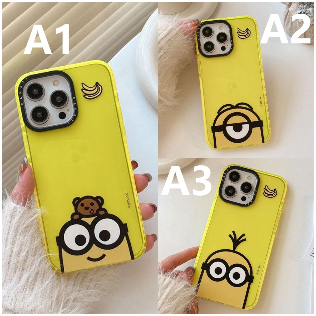 Casetify×Minions スマホケース ミニオン iphoneケース 透明ケース 衝擊吸收 多機種対応 可愛いケース iphone15pro ケース iphone14ケース iPhone13promaxケース - メルカリ