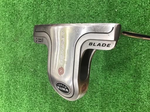 オデッセイ WHITE STEEL 2 ball BLADE 34インチ パター PT スチール フレックスその他 メンズ 男性用 右利き 右用 Cランク ゴルフクラブ