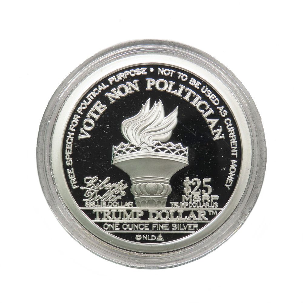 名古屋 OTHER 2016年 トランプ大統領 WORLD PEACE 純銀コイン 1オンス 純銀製 プルーフシルバードル