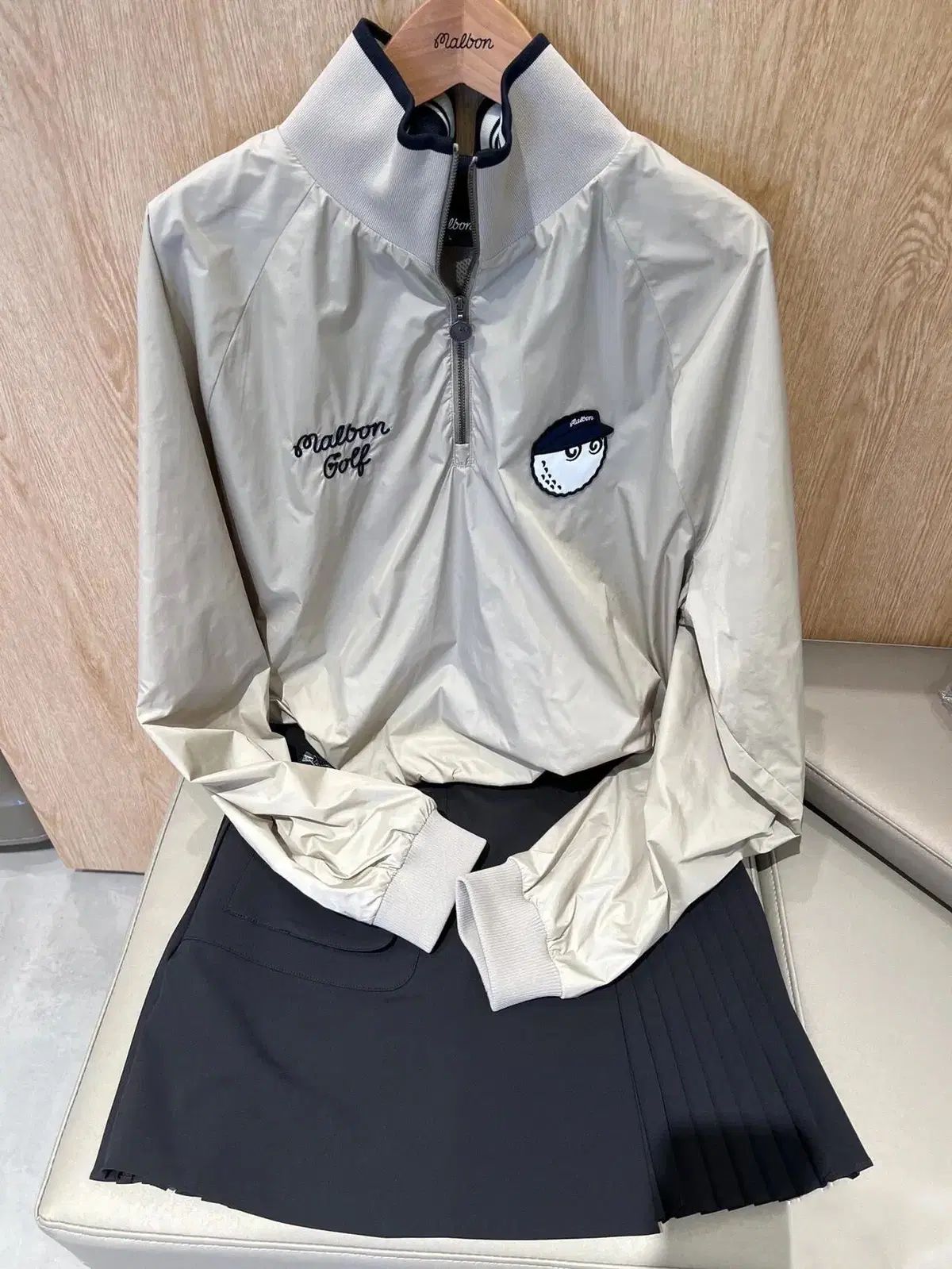 MALBON GOLF マルボンゴルフ ゴルフ バケツ ハーフジップ ゲレンデ 3COLOR