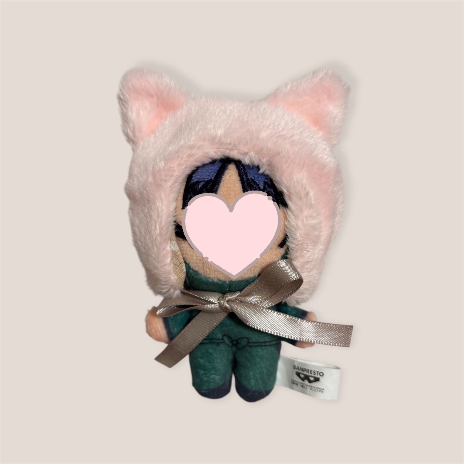 ねこみみずきん ボンネット ピンク 8cmぬい ほわぬい - メルカリ