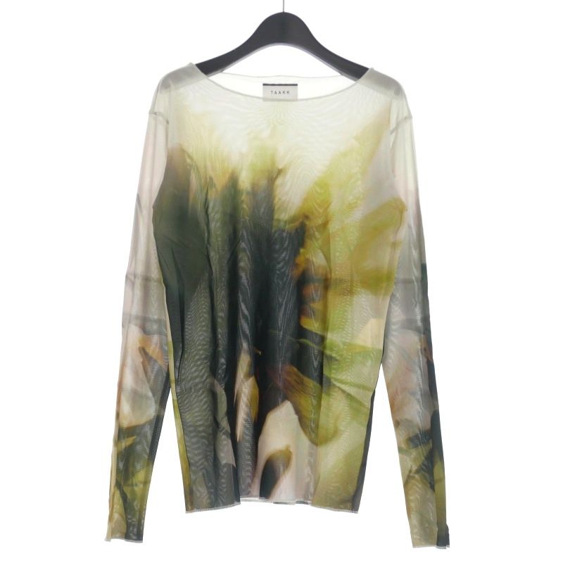 23ss TAAKK ターク TULLE チュール タンクトップ 3 ブルー TULLE TANK