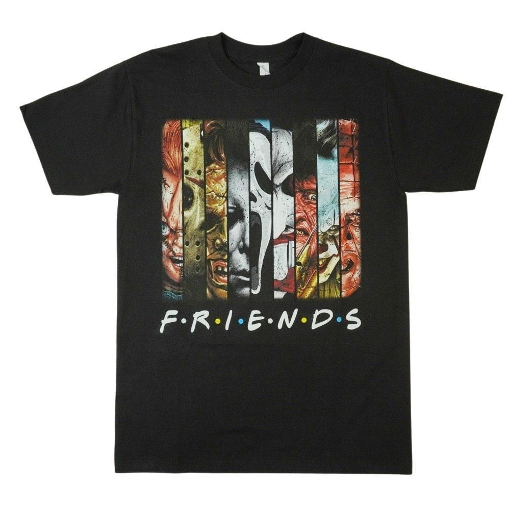 ジェイソンハンニバルフレディーfriendsスラッシャーティーTシャツ