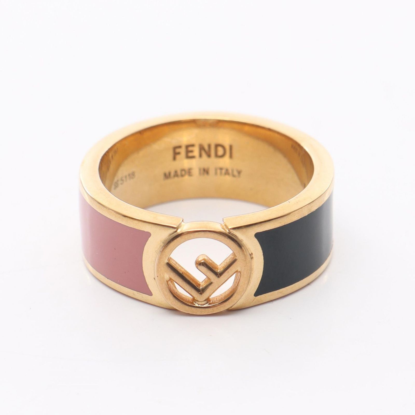 フェンディ FENDI リング・指輪 エフ イズ フェンディ ブラック/ピンク 
