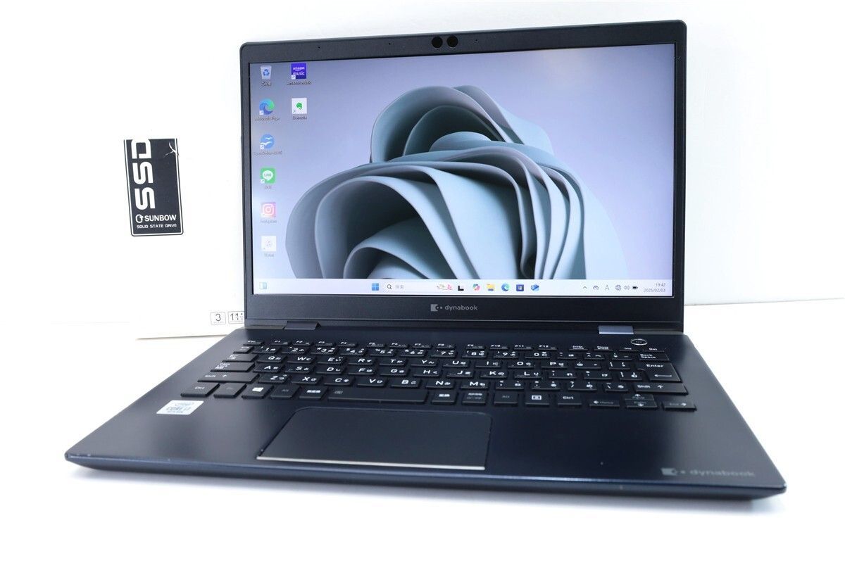 第10世代 ノートパソコン 13.3インチ TOSHIBA G83 Corei7-10510U SSD256GB 8GBh 爆速Nvme SSD256GB Bluetooth WIFI ノートパソコン windows11