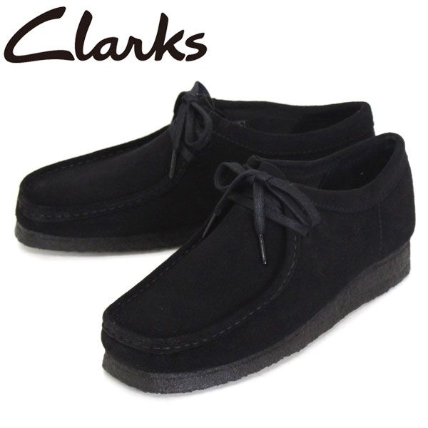 Clarks (クラークス) 26155519 Wallabee ワラビー メンズシューズ Black Suede CL027 clarks UK7.5-約25.5cm