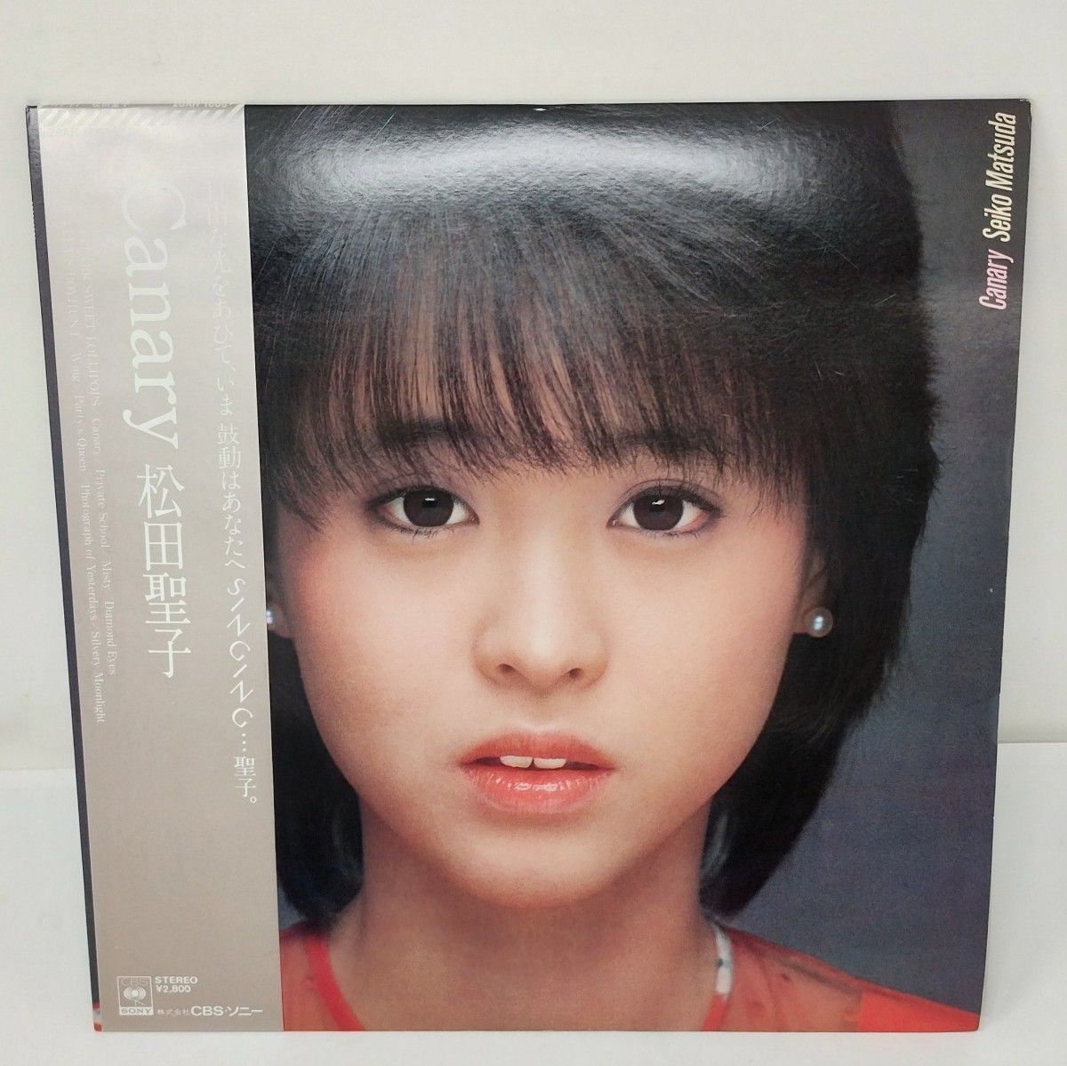 Jメ105【動作未確認】　松田聖子 レコード Canary 当時物 LP 昭和 アイドル