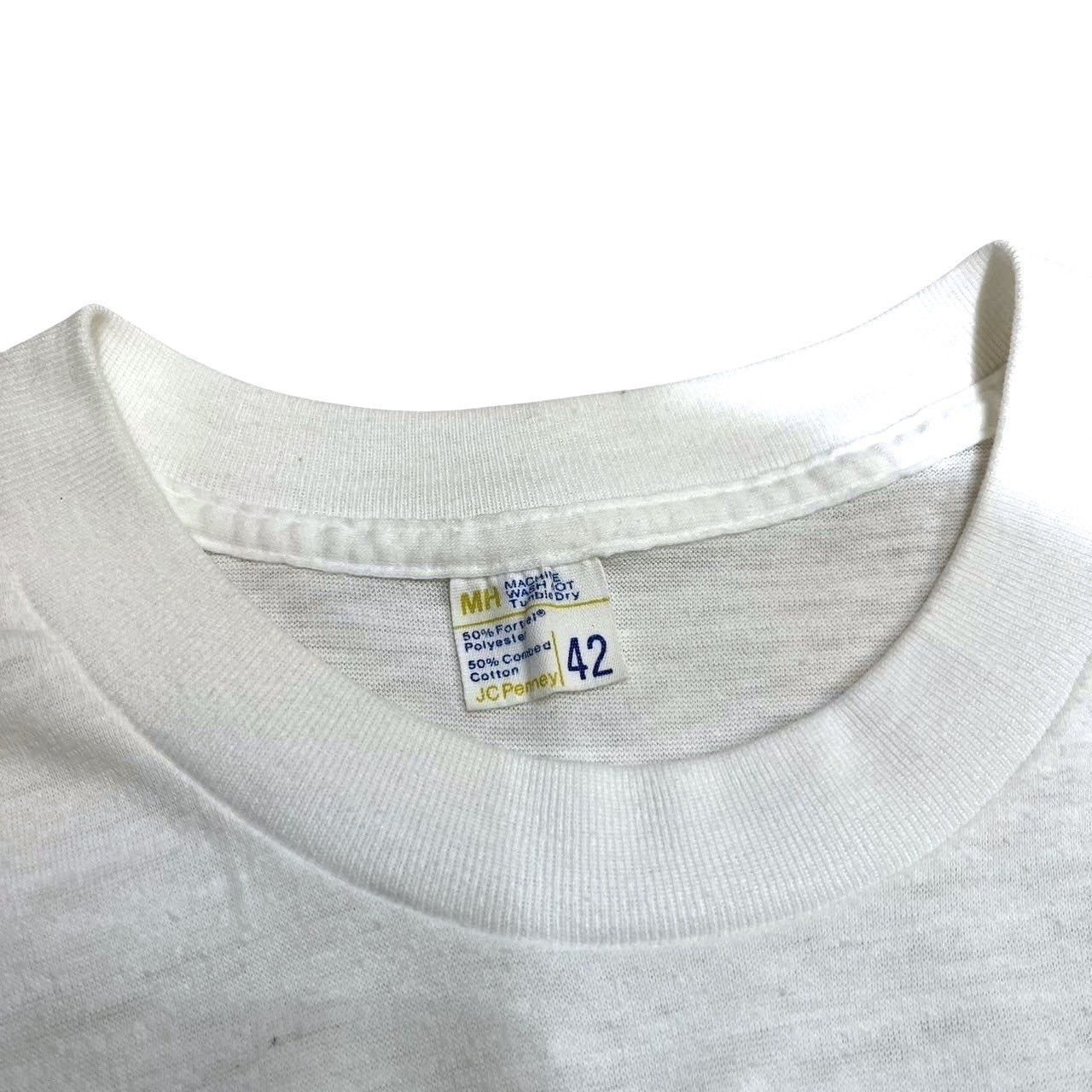 70s ビンテージ PLAYBOY ヌード 染み込みプリント Tシャツ Lサイズ 