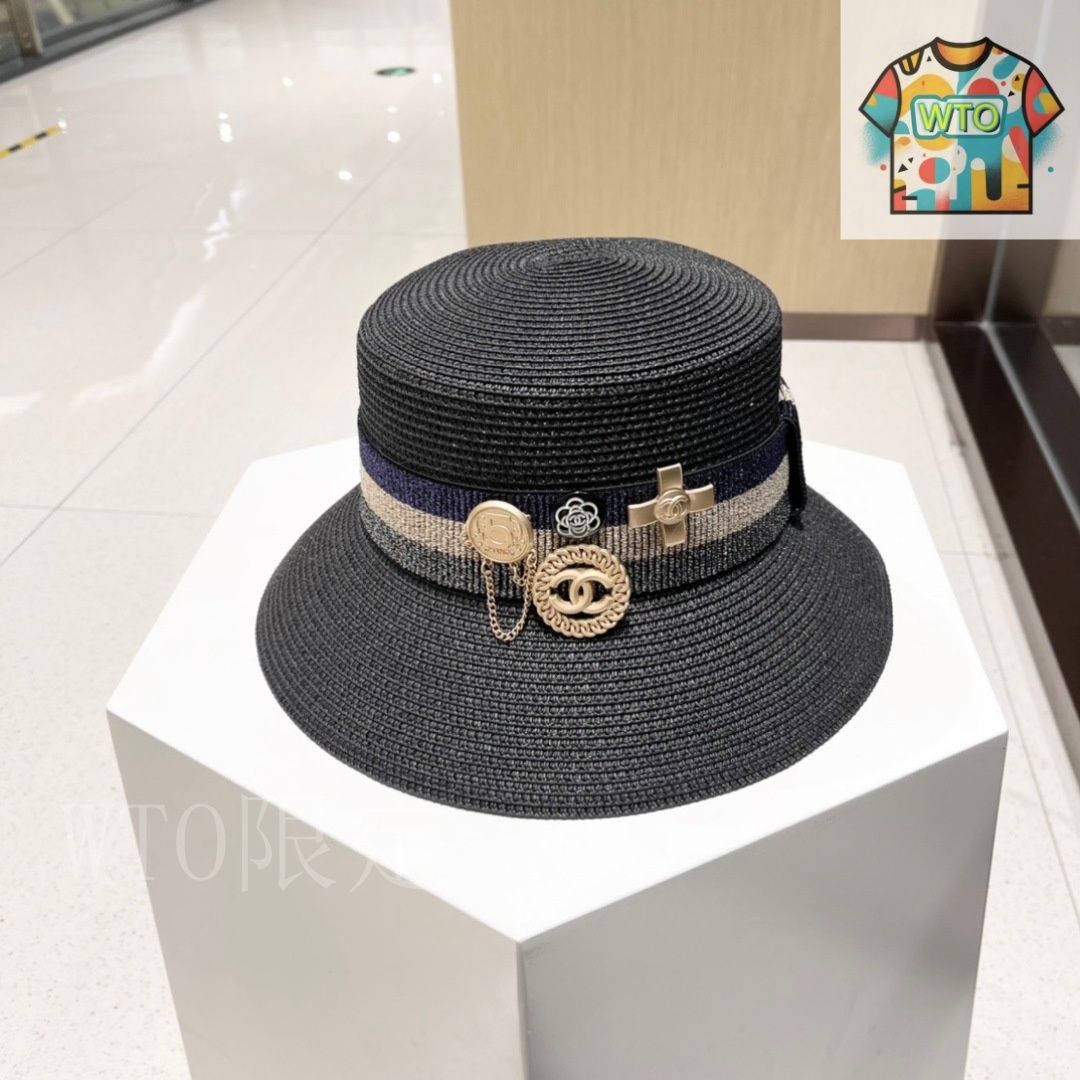 シャネル（CHANEL）ストローハット02-2 - メルカリ