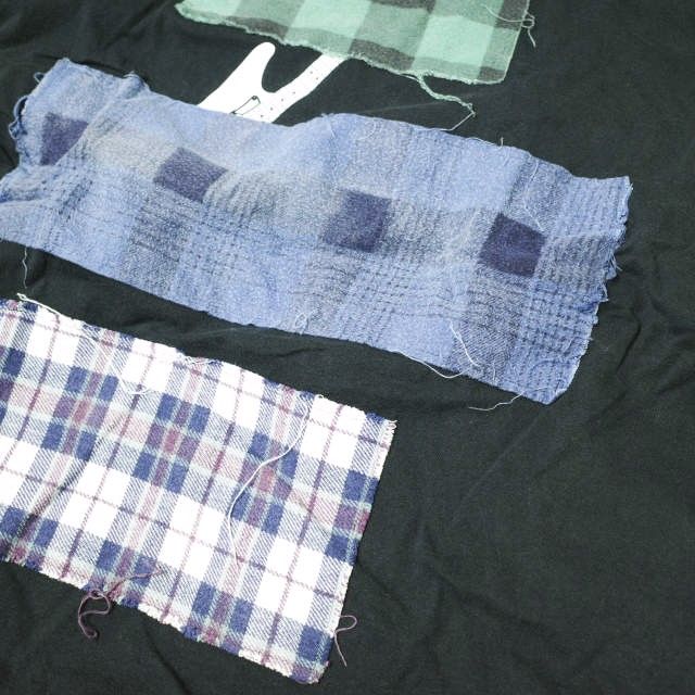 yuumi ARIA ユウミアリア 日本製 パッチワークリメイクTシャツ