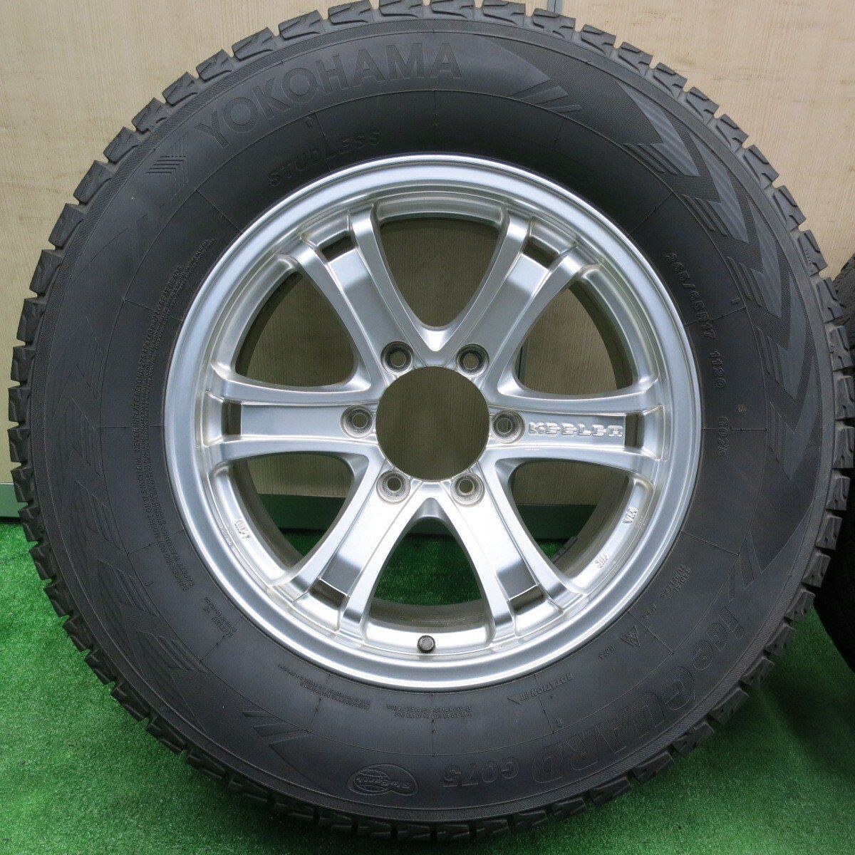 キレイ☆スタッドレス KEELER 265/65R17 ヨコハマ アイスガード G075 
