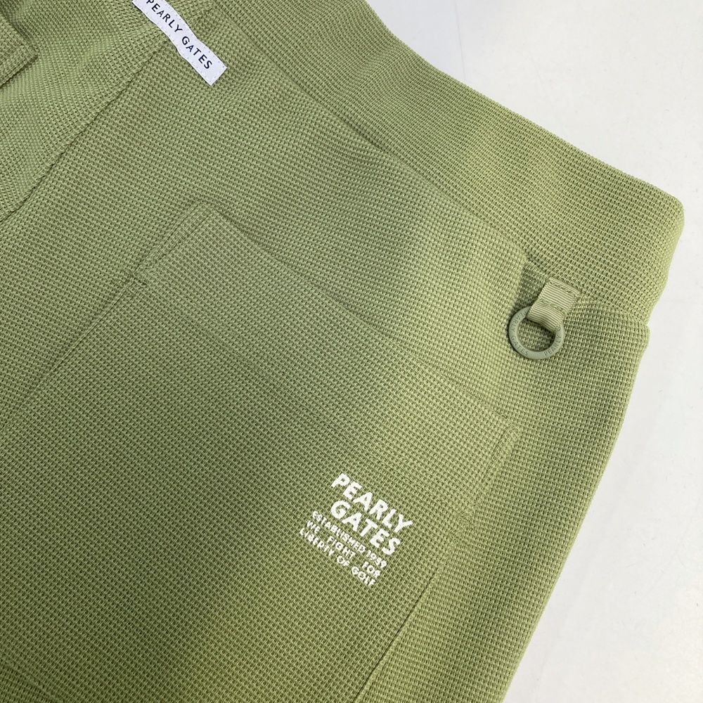 安心にご購入ください！ サイズ 5 PEARLY GATES パーリーゲイツ 053-3132515 ハーフパンツ カーキ系 240101531352 ゴルフウェア メンズ ストスト