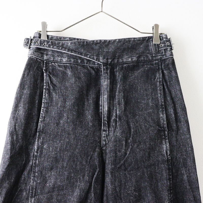 定価33000円 2025SS レキップ YOSHIKO KRIS-WEBB×L EQUIPE ブラックハイウエストジーンズ デニムパンツ 38 黒 2400014564266 DECORATOM_COM_BR