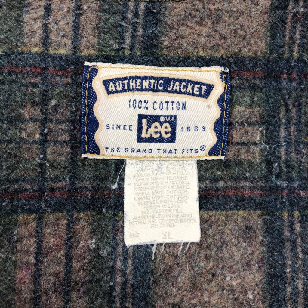 【90〜00s】 Lee リー トラッカージャケット 90年代 Lee リー AUTHENTIC JACKET デニム トラッカージャケット