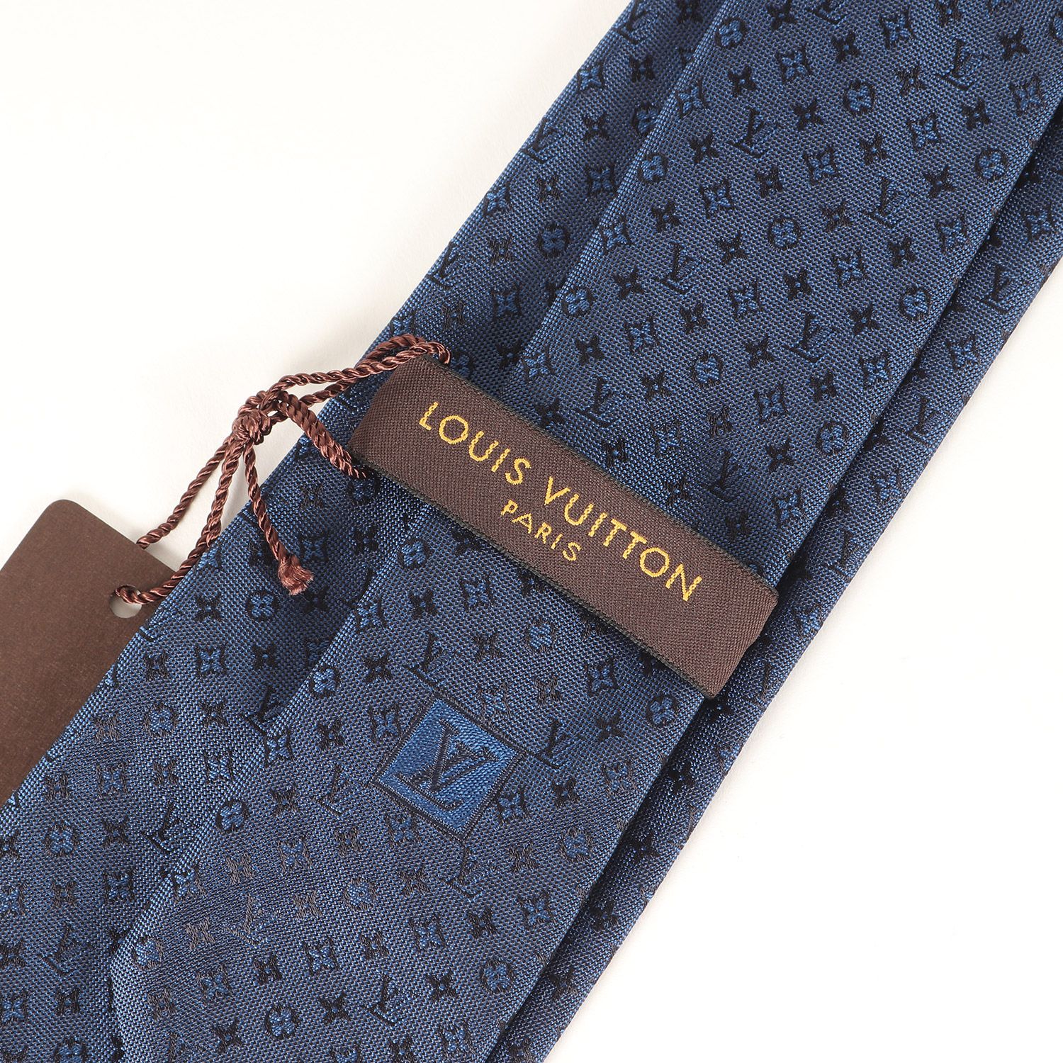 LOUIS VUITTON ルイヴィトン ネクタイ モノグラム イタリア製シルク