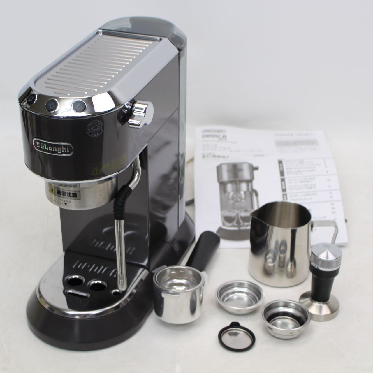 640 Delonghi デロンギ エスプレッソカプチーノメーカー EC885J-GY