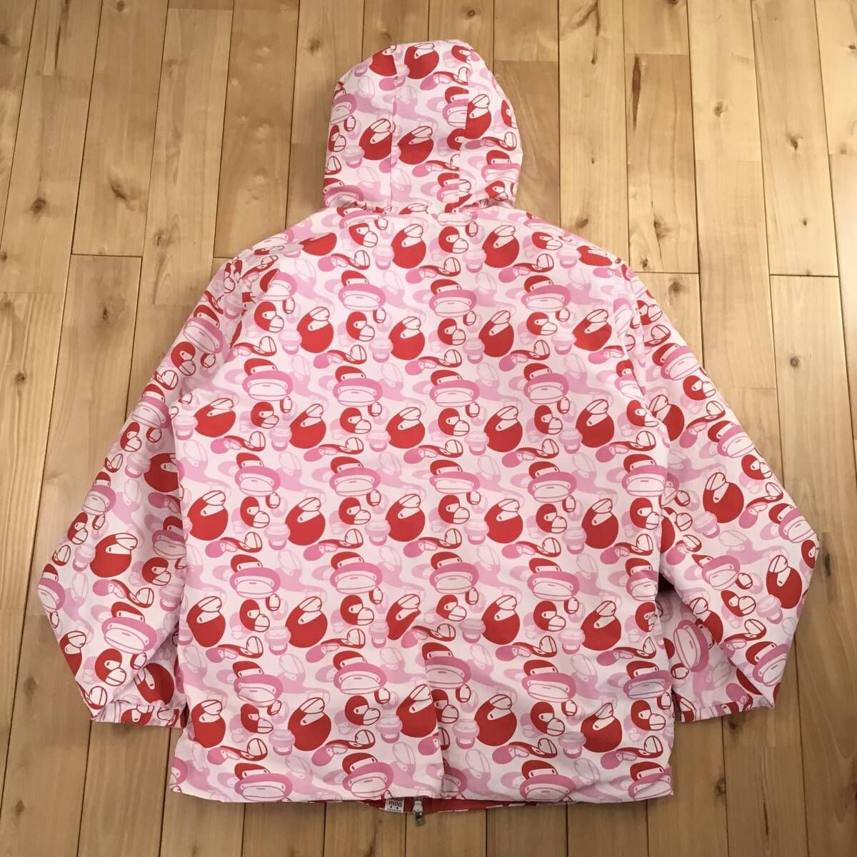 Milo camo pink フルジップパーカーLサイズ APE 【公式通販】 Milo camo pink フルジップパーカーLサイズ APE 【公式通販】