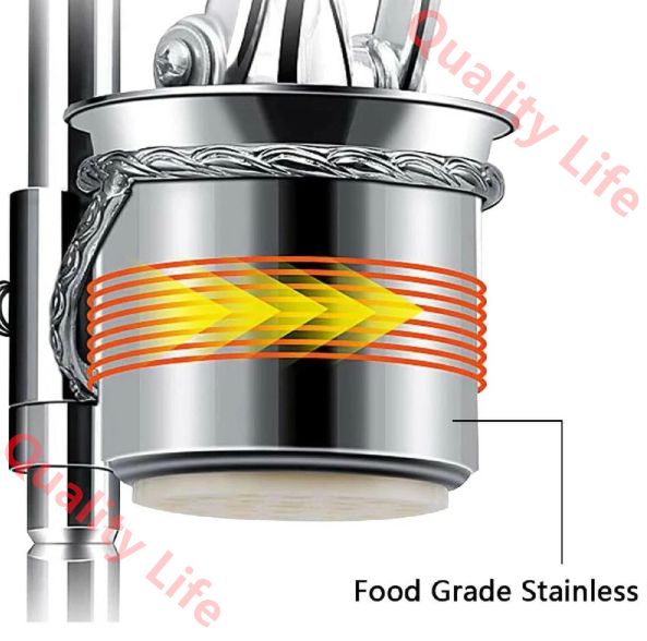 フライドポテトカッターマシン ステンレス鋼30 cm手動フライドポテトストリップスクイーザー ポテトチップス押出機ツール 家族の集まり 家庭料理 スナックバー用