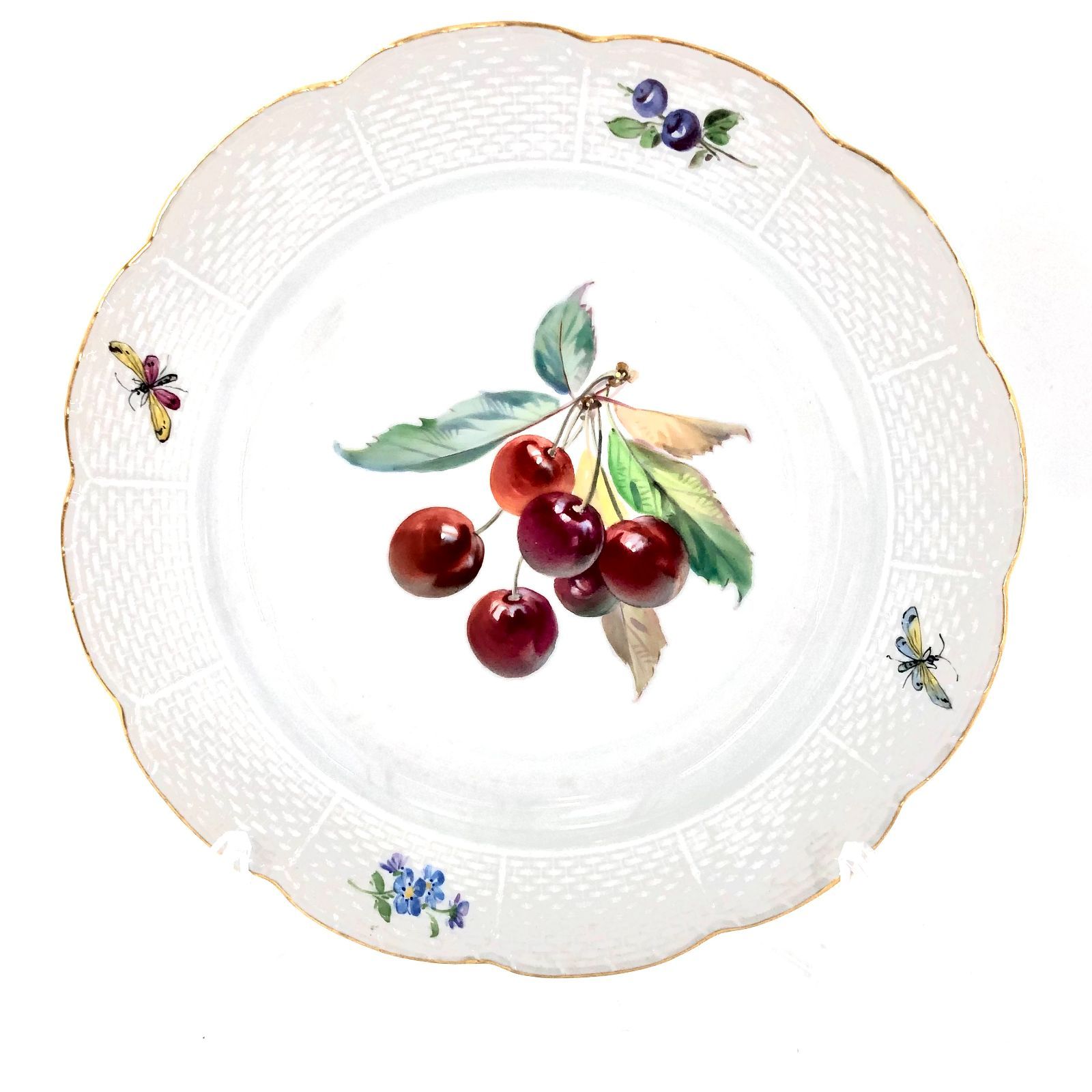 マイセン Meissen 金彩 フルーツ プレート 飾皿 ① K637 マイセン
