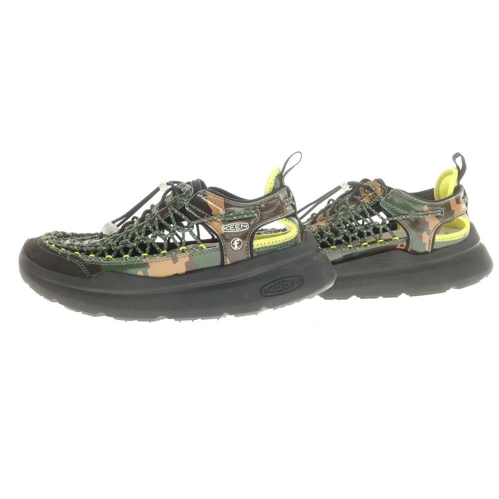 【中古】【未使用】エフエーエフ FAF × KEEN 2025年春夏 UNEEK WK サンダル グリーン【サイズ27】【メンズ】 中古】【未使用】エフエーエフ FAF × KEEN 2025年春夏 UNEEK WK