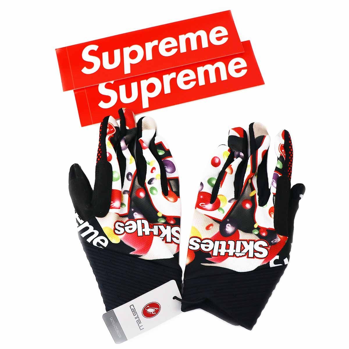 Supreme シュプリーム スキットルズカステッリサイクリング グローブ