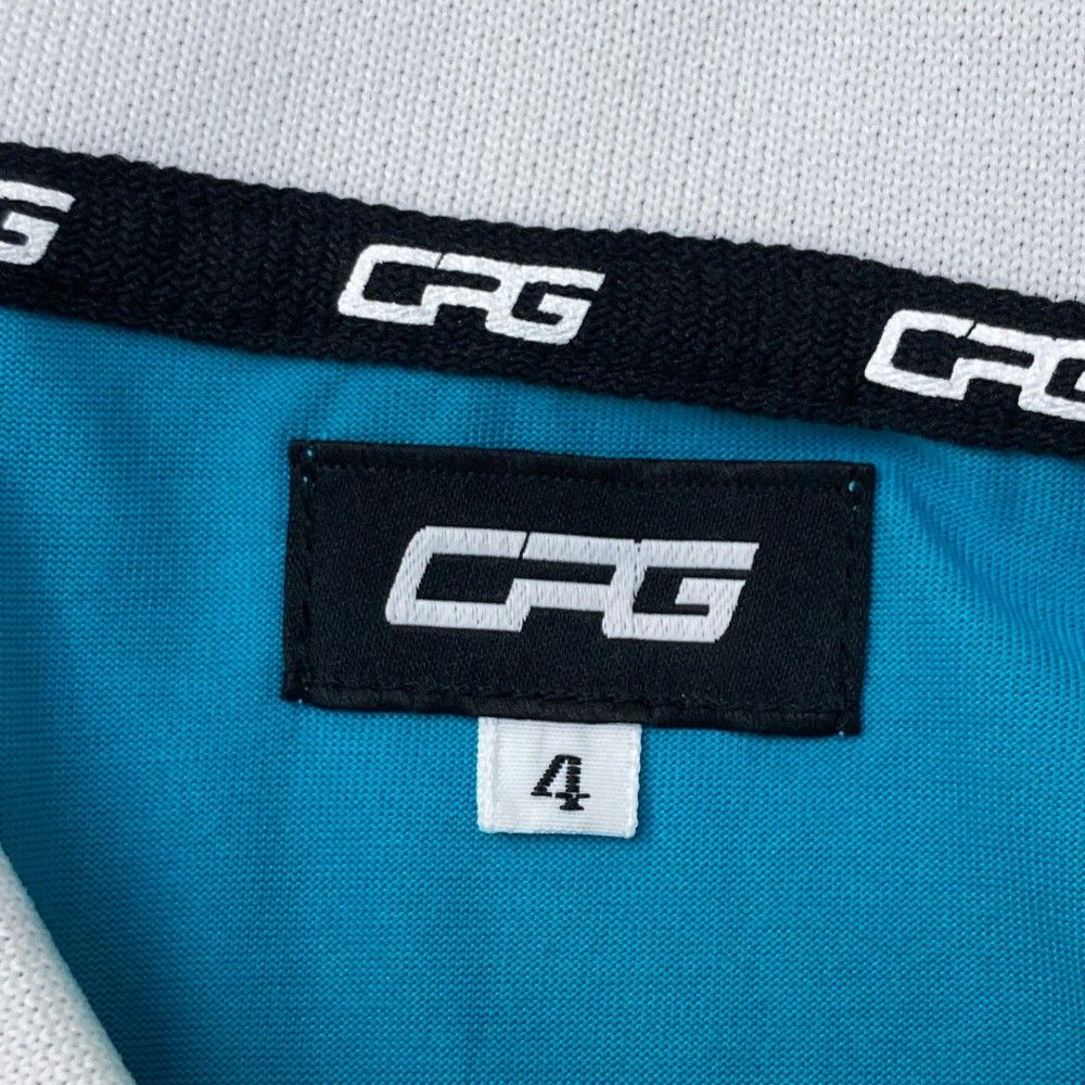 CPG ブルー ゴルフシャツ サイズ4 サイズ：4 CPG GOLF シーピージーゴルフ 半袖ポロシャツ ブルー