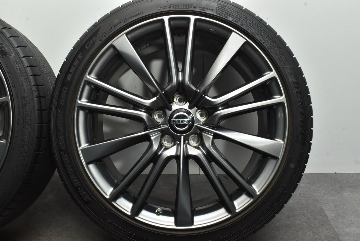 良好品】ニッサン V37 スカイライン 400R 純正 19in 8.5J+50 PCD114.3