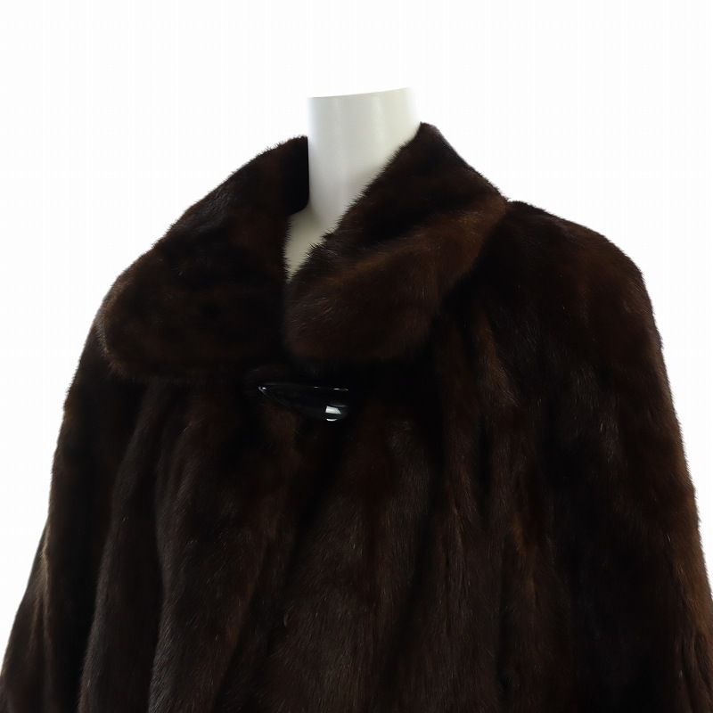 ナカムラファー nakamura fur 毛皮コート ブラウンミンクファー 総裏地