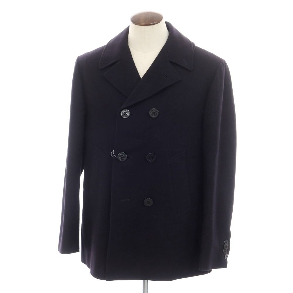 THOM BROWNE（トムブラウン）　ネイビーコート THOM BROWNE - トムブラウン バルカラーコート ネイビー 金