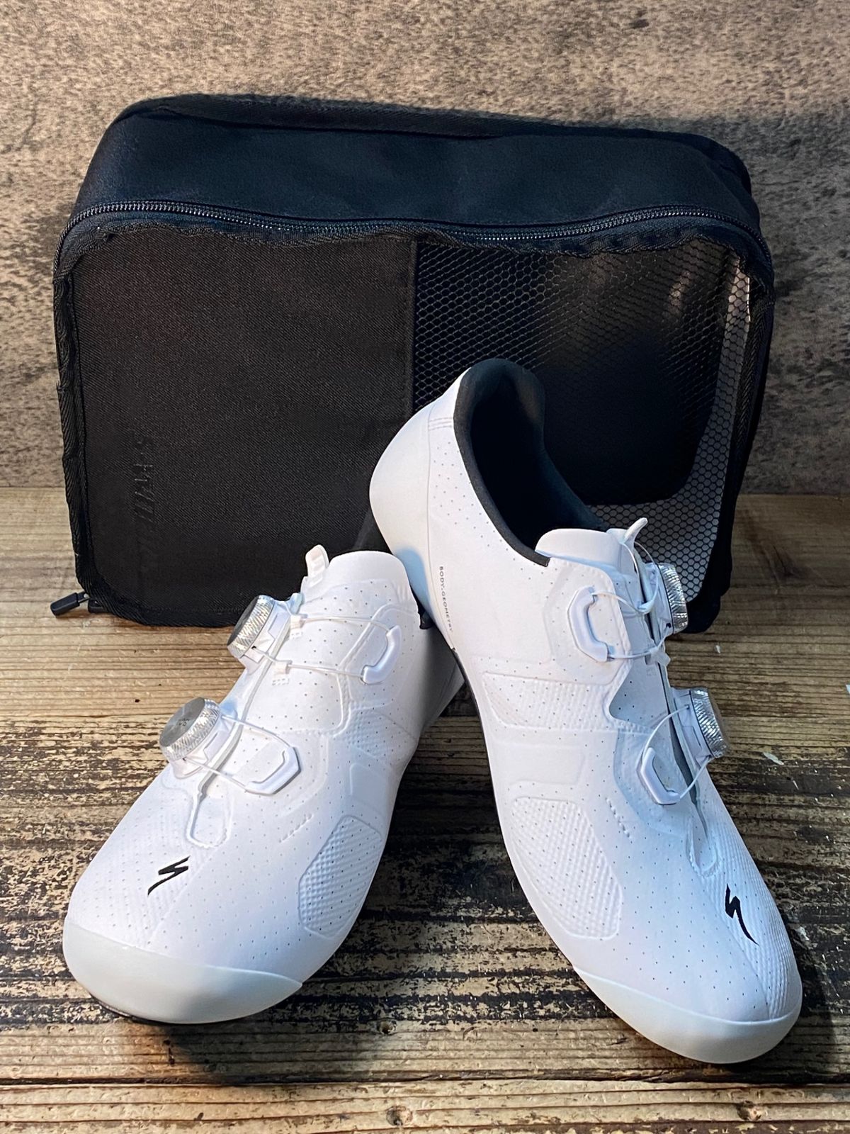 JM403 スペシャライズド SPECIALIZED エスワークス S-WORKS TORCH RD ビンディングシューズ 白 EU42 WIDE SPD-SL