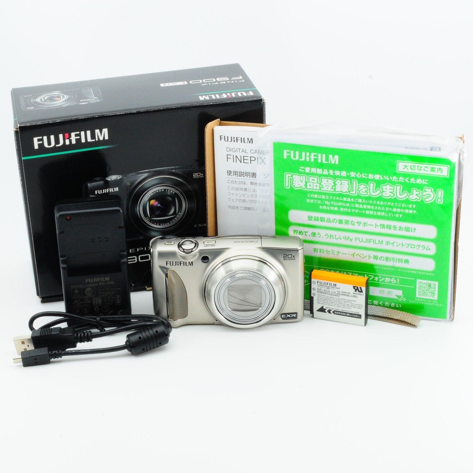 FUJIFILM FinePix デジタルカメラ 1600万画素 ズーム光学20倍 ゴールド FX-F900EXR G