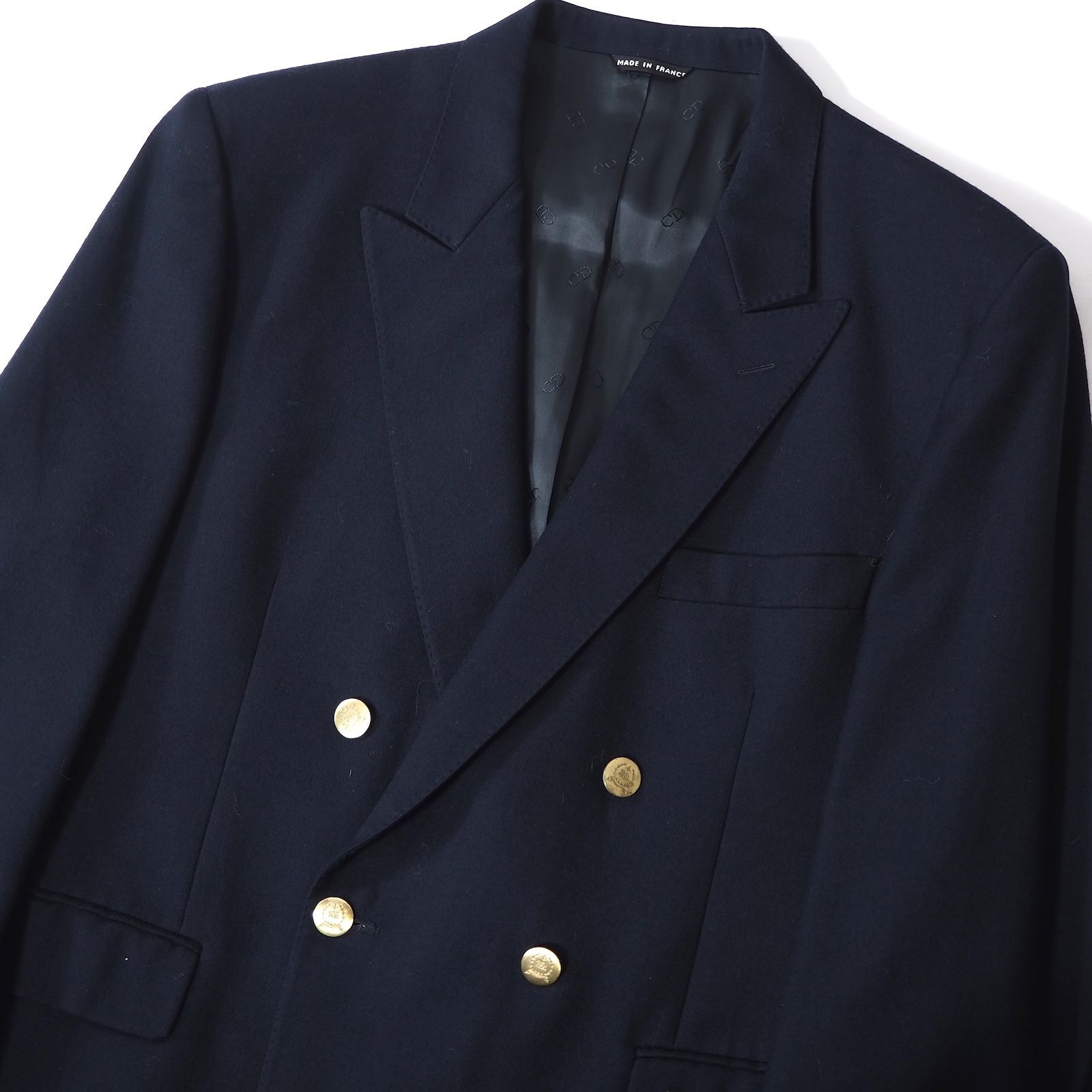 Christian Dior クリスチャンディオール ヴィンテージ ウール 金ボタン