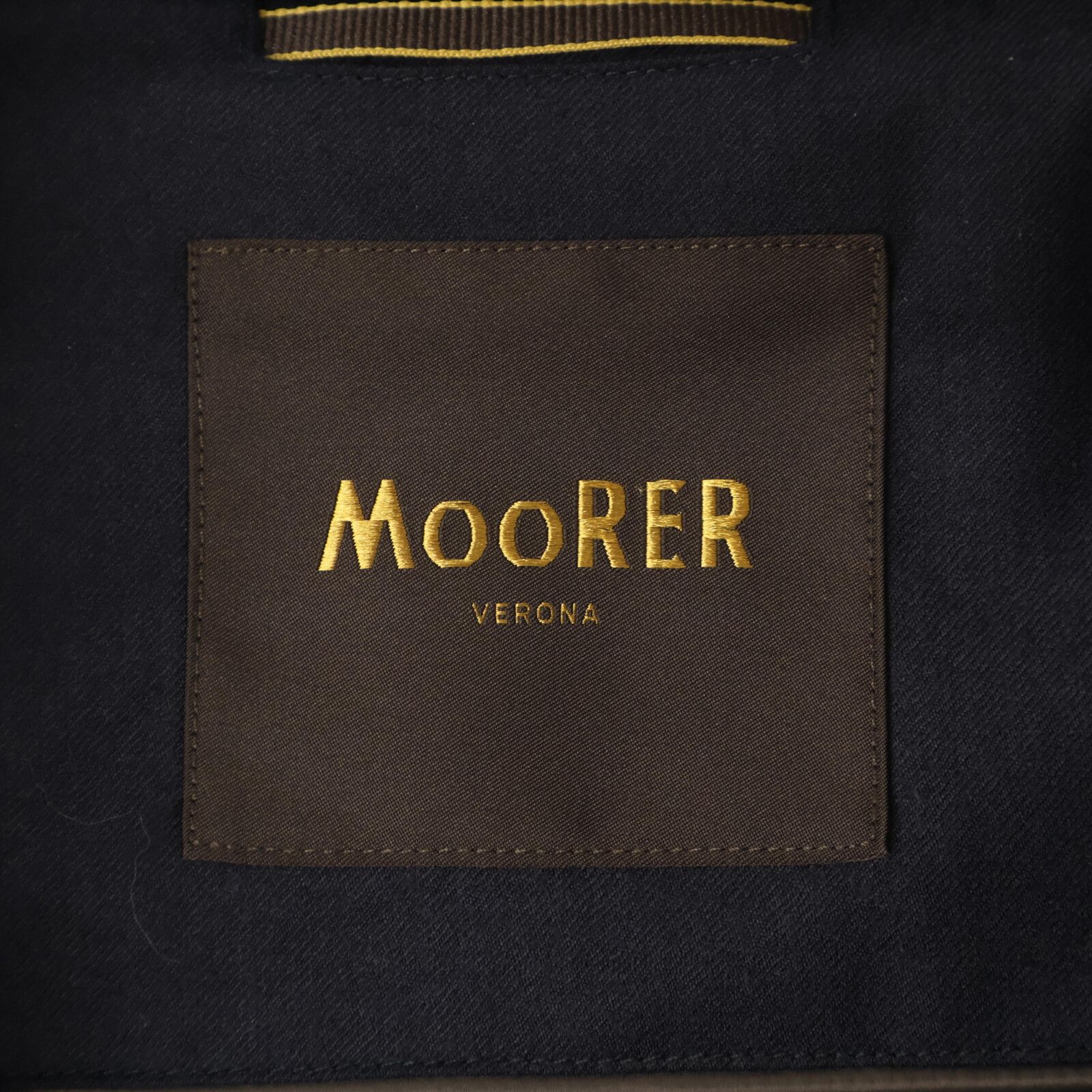 【美品】MOORER OLIVER-L ダウンベスト カシミヤ 　紺 OLIVER-L（BLU GREY）：イタリアで生まれた、ラグジュアリ