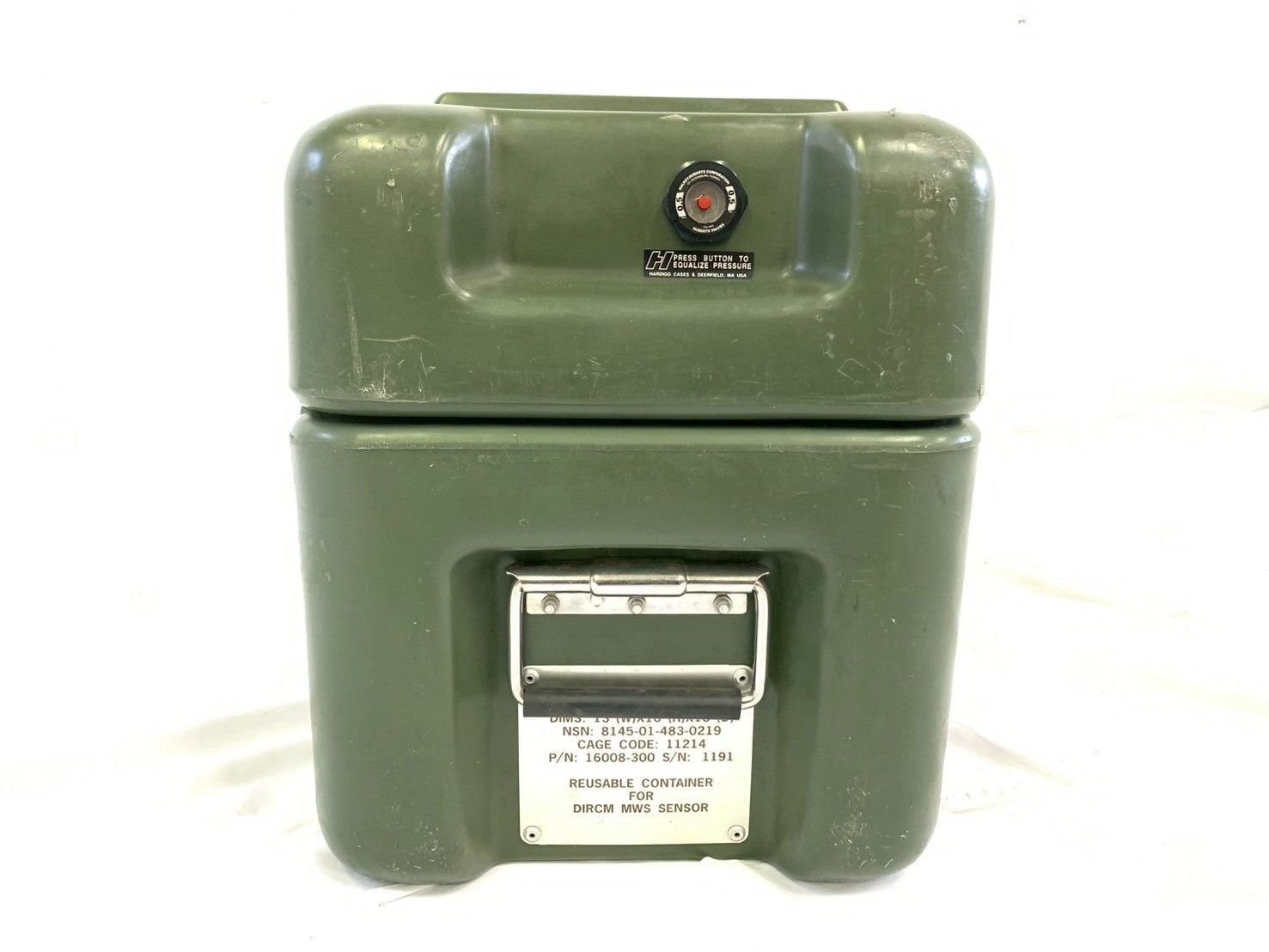 米軍　ハードケース　ツールボックス　ECS 輸送コンテナ MILITARY 実物 USED 米軍 HARDIGG ハーディグケース / コンテナ