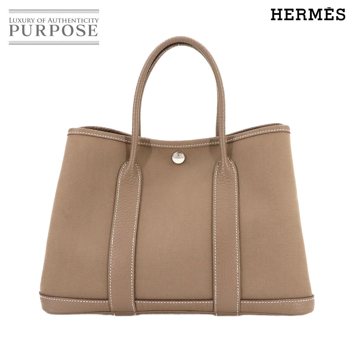 新品同様 エルメス HERMES ガーデンパーティ TPM トート バッグ