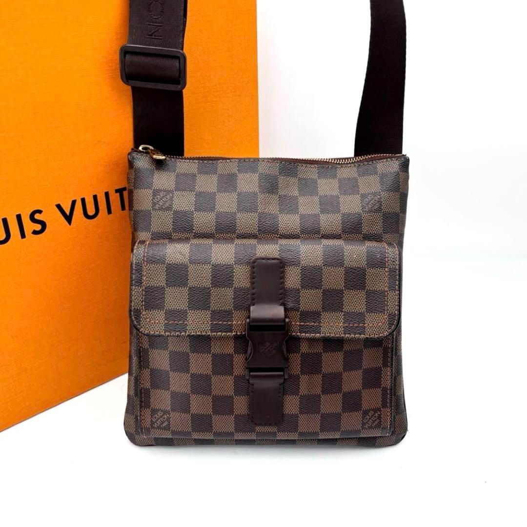ルイ・ヴィトン ショルダーバッグ ダークブラウン LOUIS VUITTON ルイヴィトン N51127 ダミエ ポシェットメル